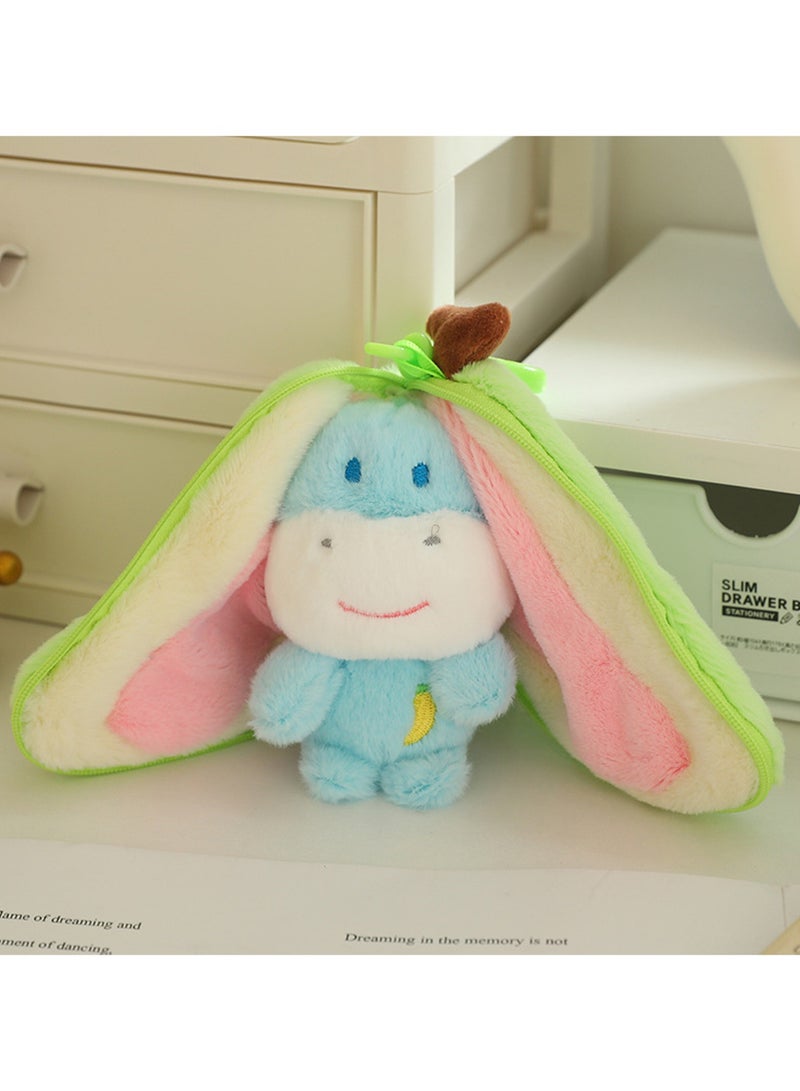 15 CM Cute Cartoon Animal Plush Toy Widgets Backpack Key Pendant For Girls And Boys All Ages Gift（Style 2） - Image 3